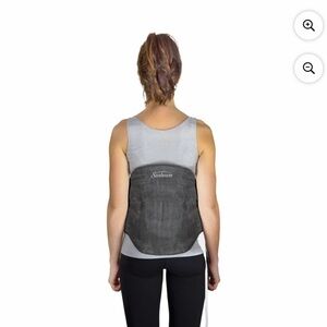 Sunbeam preowned heating pad wraps around body for pain relief gray soft